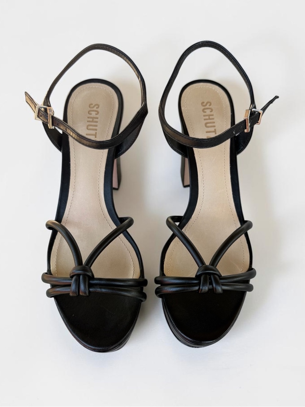 SCHUTZ Kelsie Platform Sandals in black.
Size 7.5B - Picture 7 of 13
